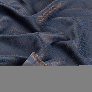 Monogram Kot Mavisi Şal